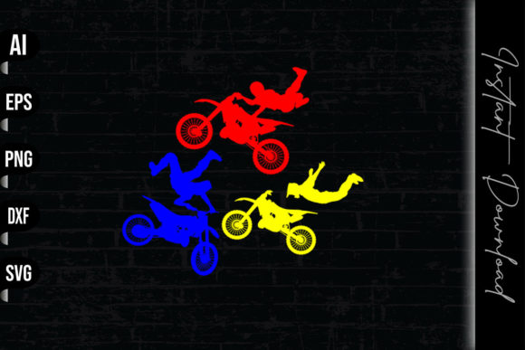 Retro Dirt Bike Rider