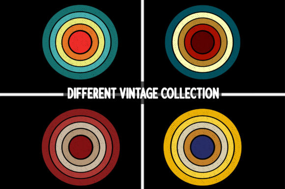 Retro Sunset Vintage Design