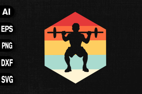 Retro Vintage Powerlifting