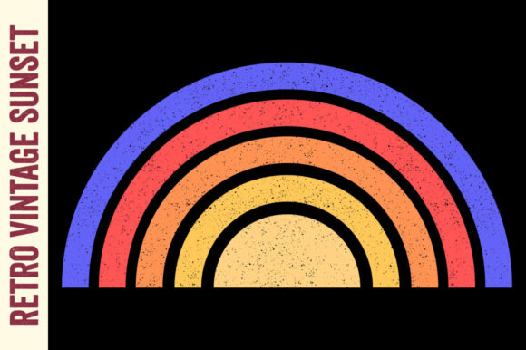 Retro Vintage Sunset Merch by Amazon Svg