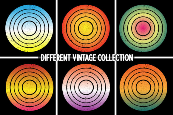 Sunset Vintage Retro Gradient