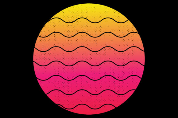 Vintage Retro Sunset