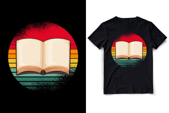 Vintage T-Shirt Retro Book